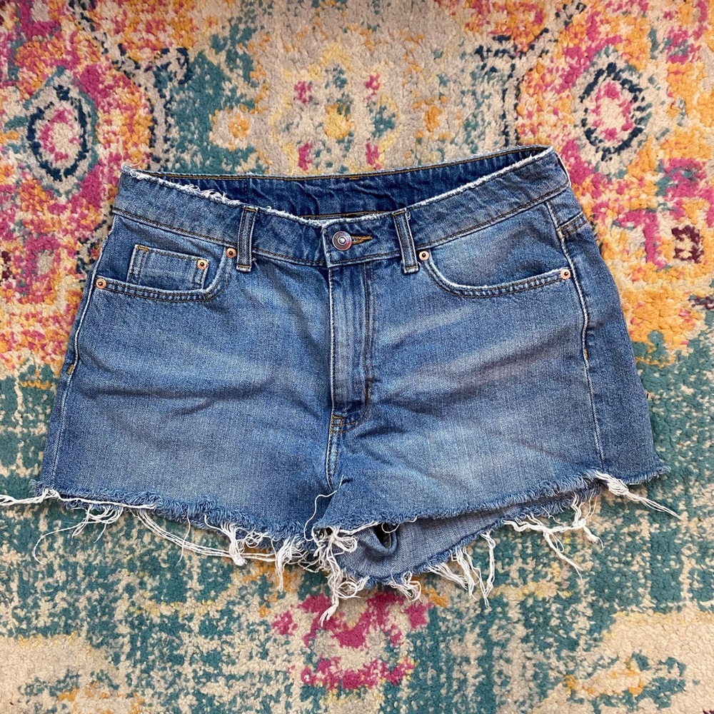 Cutoff Denim Shorts